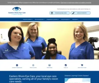 Easternshoreeyecare.com(Optometrists & Eyewear in Fairhope AL) Screenshot