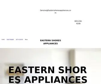 Easternshoresappliances.com(Easter Shores Appliances) Screenshot