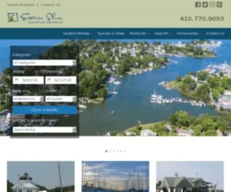 Easternshorevacations.com(Eastern Shore Vacation Rentals) Screenshot