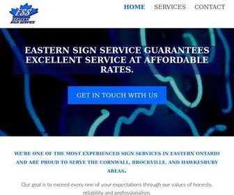 Easternsignservice.ca(Eastern Sign Service) Screenshot