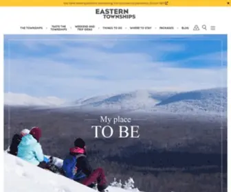 Easterntownships.org(Tourism Eastern Townships) Screenshot