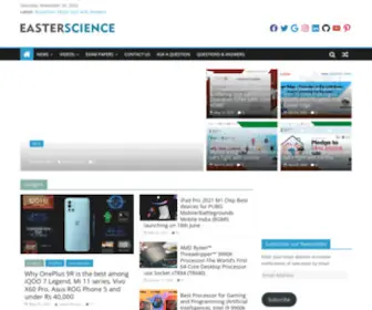 Easterscience.com(EASTER SCIENCE) Screenshot