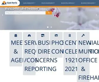 Eastferris.ca(Municipality of East Ferris) Screenshot