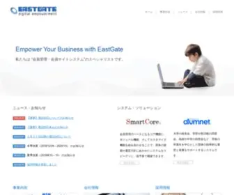 Eastgate.co.jp(学会、協会、校友会など) Screenshot