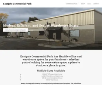 Eastgatecommercialstorage.com(Eastgate Commercial Park) Screenshot