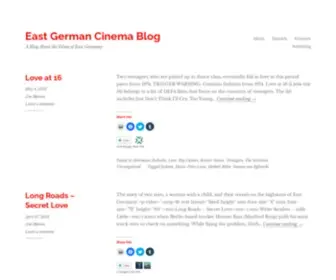 Eastgermancinema.com(A Blog About the Films of East Germany) Screenshot