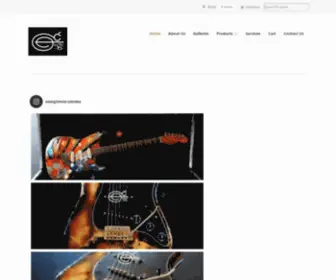 Eastglovescustoms.com(East Gloves Customs Guitars) Screenshot