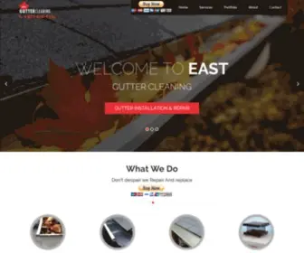 Eastgutters.com(Gutter Cleaning) Screenshot