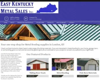 Eastkentuckymetal.com(Eastern Kentucky Metal Sales) Screenshot