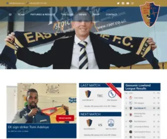 Eastkilbridefootballclub.co.uk(East Kilbride FC) Screenshot