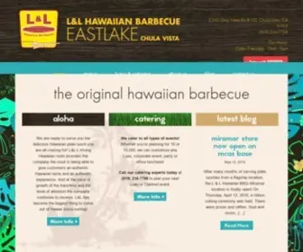 Eastlakebarbecue.com(L&L Hawaiian BBQ) Screenshot