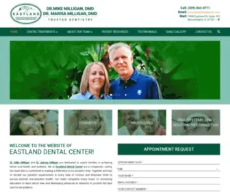Eastlanddental.com(Dentist Bloomington IL) Screenshot