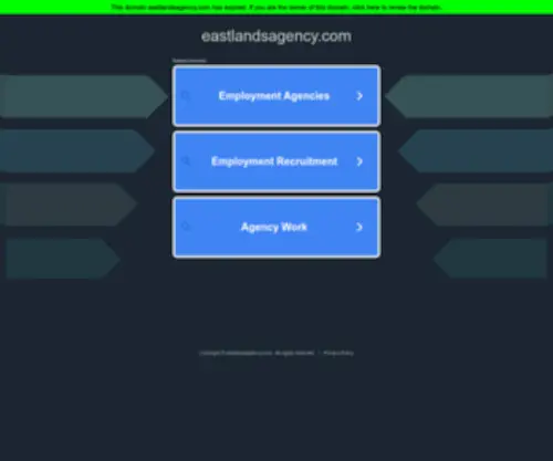 Eastlandsagency.com(Eastlands Agency) Screenshot
