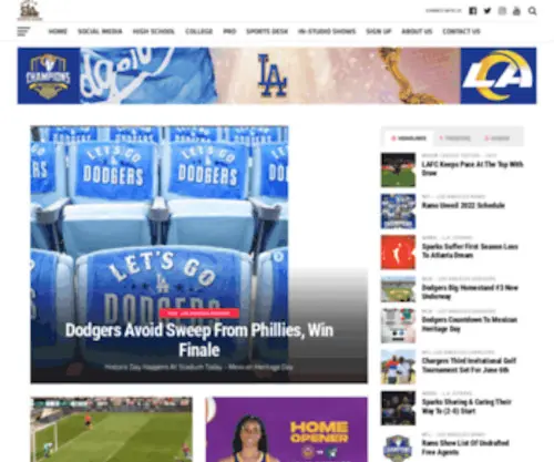 Eastlasportsscene.com(The Home for Sports in East L.A) Screenshot