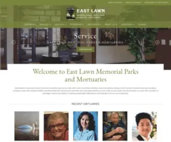 Eastlawn.com(East Lawn Memorials Parks and Mortuaries) Screenshot