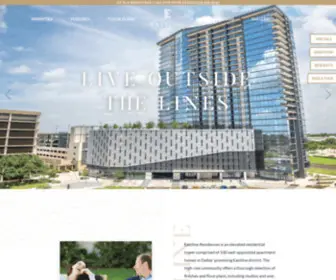 Eastlineresidences.com(Well-appointed apartment homes in Dallas) Screenshot