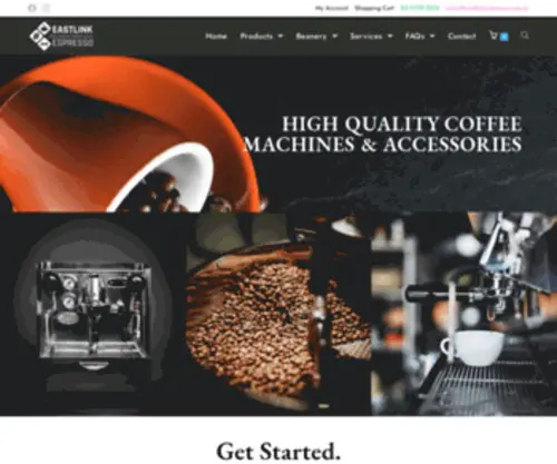 Eastlinkespresso.com.au(Coffee Machine Solutions & Repair Near Me) Screenshot