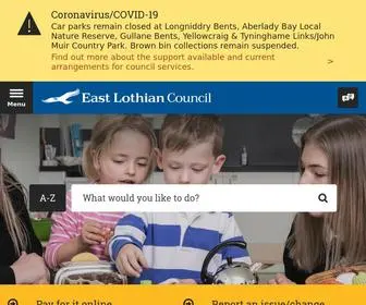 Eastlothian.gov.uk(East Lothian Council) Screenshot