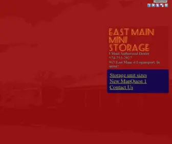 Eastmainministorages.com(East main Mini Storage) Screenshot