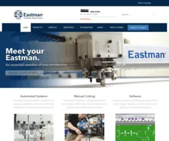 Eastmancuts.com(Eastman Machine Company) Screenshot