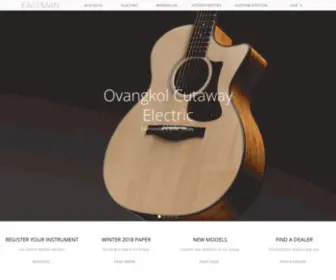 Eastmanguitars.com.cn(Eastman Guitars) Screenshot