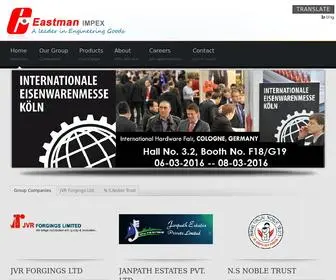 Eastmanimpex.com(Eastman Impex) Screenshot