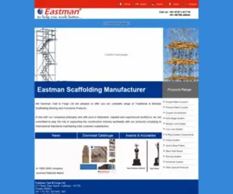 Eastmanscaff.com(Scaffolding Manufacturer) Screenshot