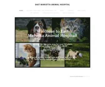 Eastmariettaanimalhospital.com(East Marietta Animal Hospital) Screenshot