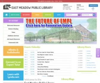 Eastmeadow.info(East Meadow Public Library) Screenshot