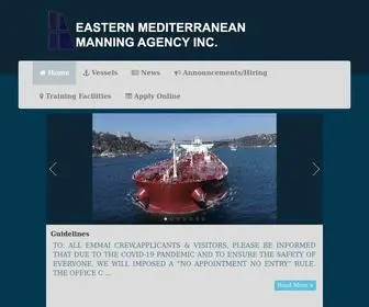 Eastmedmla.com(Eastern Mediterranean Maritime Limited) Screenshot