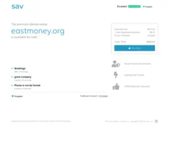 Eastmoney.org(The premium domain name) Screenshot