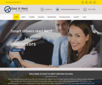 Eastnwestdrivingschool.com(Just another WordPress site) Screenshot