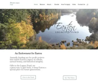 Eastonlegacyfund.org(Easton Legacy Fund) Screenshot