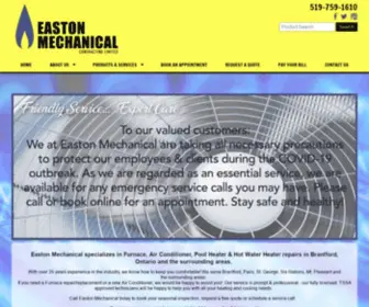 Eastonmechanical.com(Easton Mechanical) Screenshot