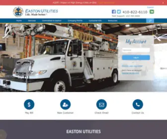 Eastonutilities.com(Easton Utilities) Screenshot