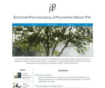 Eastoverpsych.com(Eastover Psychological & Psychiatric Group) Screenshot