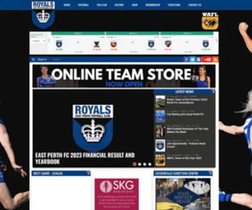 Eastperthfc.com.au(East Perth Football Club) Screenshot