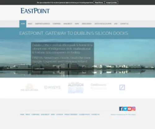 Eastpoint.ie(Home Page) Screenshot