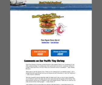 Eastpointseafood.com(East Point Seafood) Screenshot