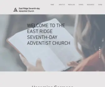 Eastridgesdachurch.com(East Ridge Seventh) Screenshot