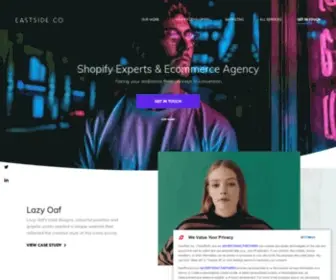Eastsideco.com(Shopify Experts Website Designers) Screenshot