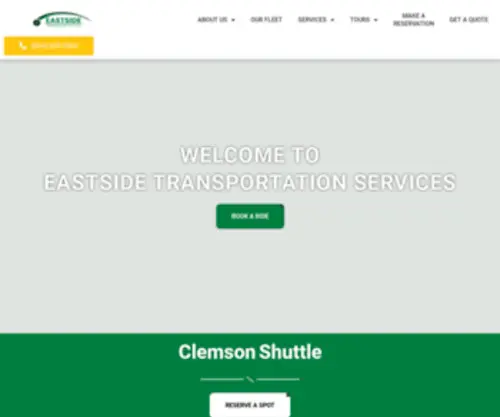 Eastsidelimo.com(Eastside Transportation) Screenshot