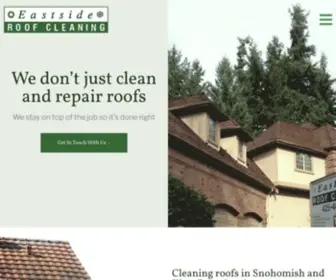 Eastsideroofcleaning.com(Roof Repair & Cleaning in Bellevue) Screenshot