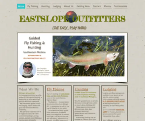 Eastslopeoutfitters.com(Eastslope Outfitters Fly Fishing & Hunting) Screenshot