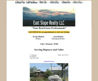 Eastsloperealty.com(East Slope Realty LLC) Screenshot