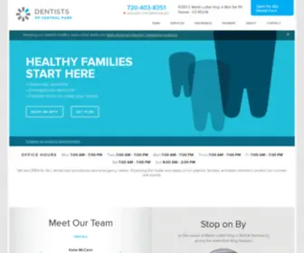 Eaststapletonkidsdentistry.com(Family Dentistry in Denver) Screenshot