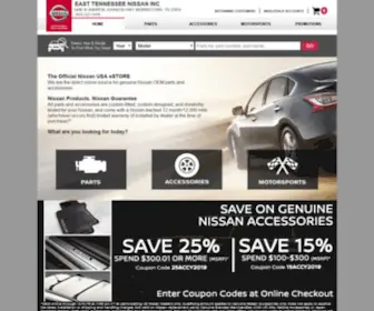 Easttennesseenissanparts.com(IP address of the client has been rejected) Screenshot