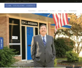 Easttexaslawyer.com(Jon Anderson Law Firm) Screenshot