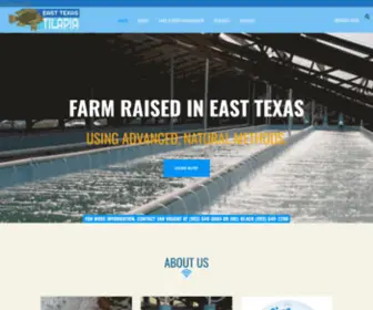 Easttexastilapia.net(Live Fish and Pond Management) Screenshot