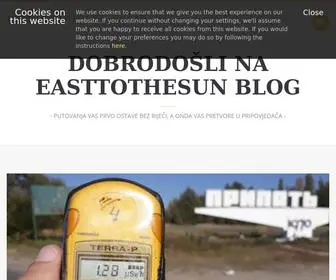 Easttothesun.com(E s putovanja) Screenshot